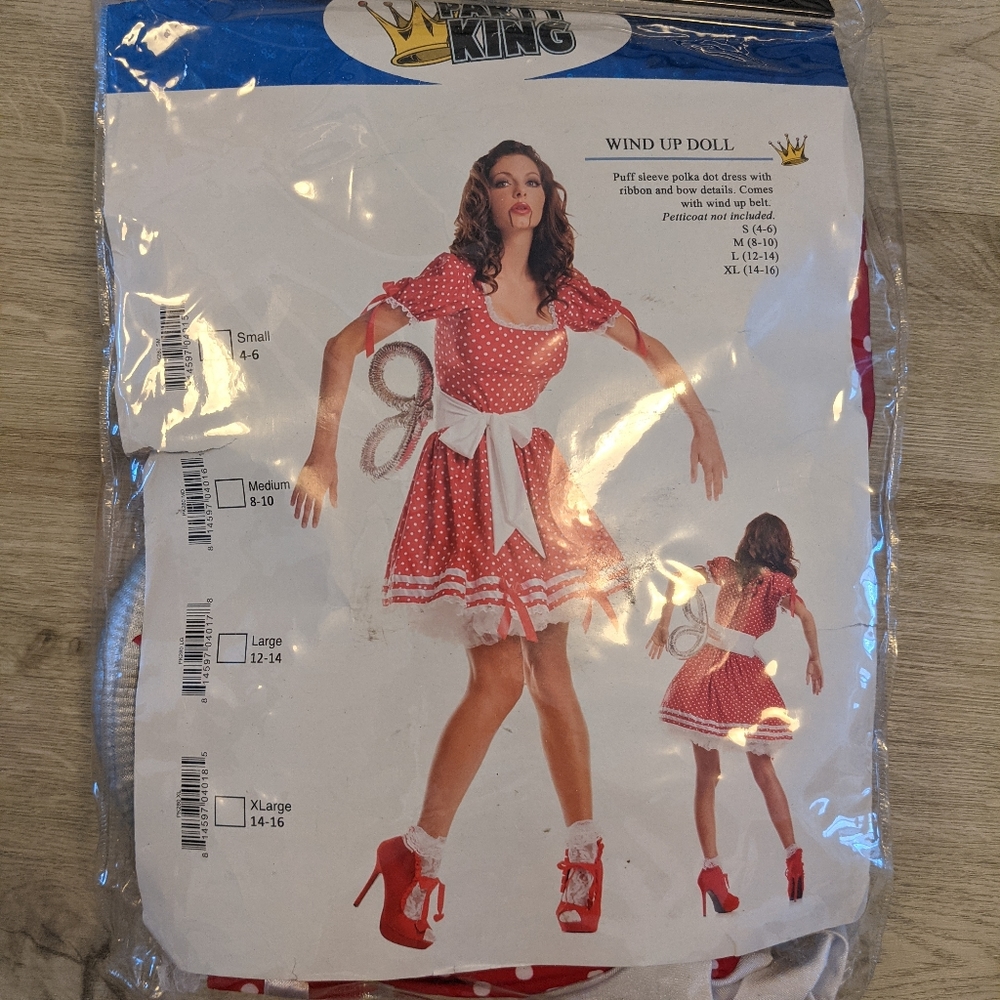 Party King Wind Up Doll Halloween Costume